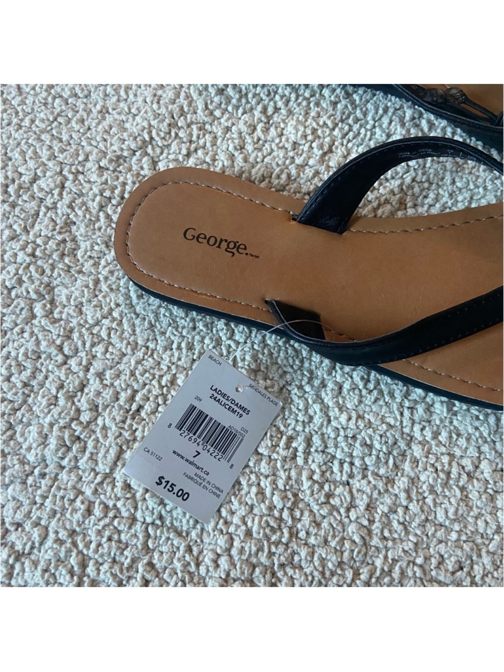 ☀️ George ☀️ basic flip flops - Picture 3 of 4